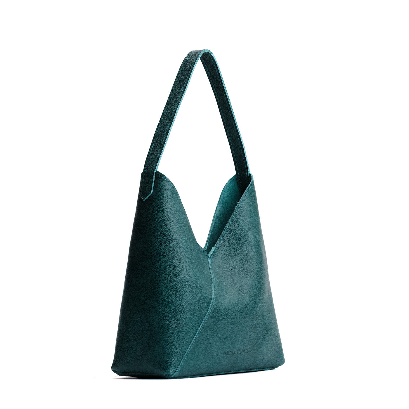 Sea Glass*Large | Mid-size shoulder bag with magnetic snap closure
