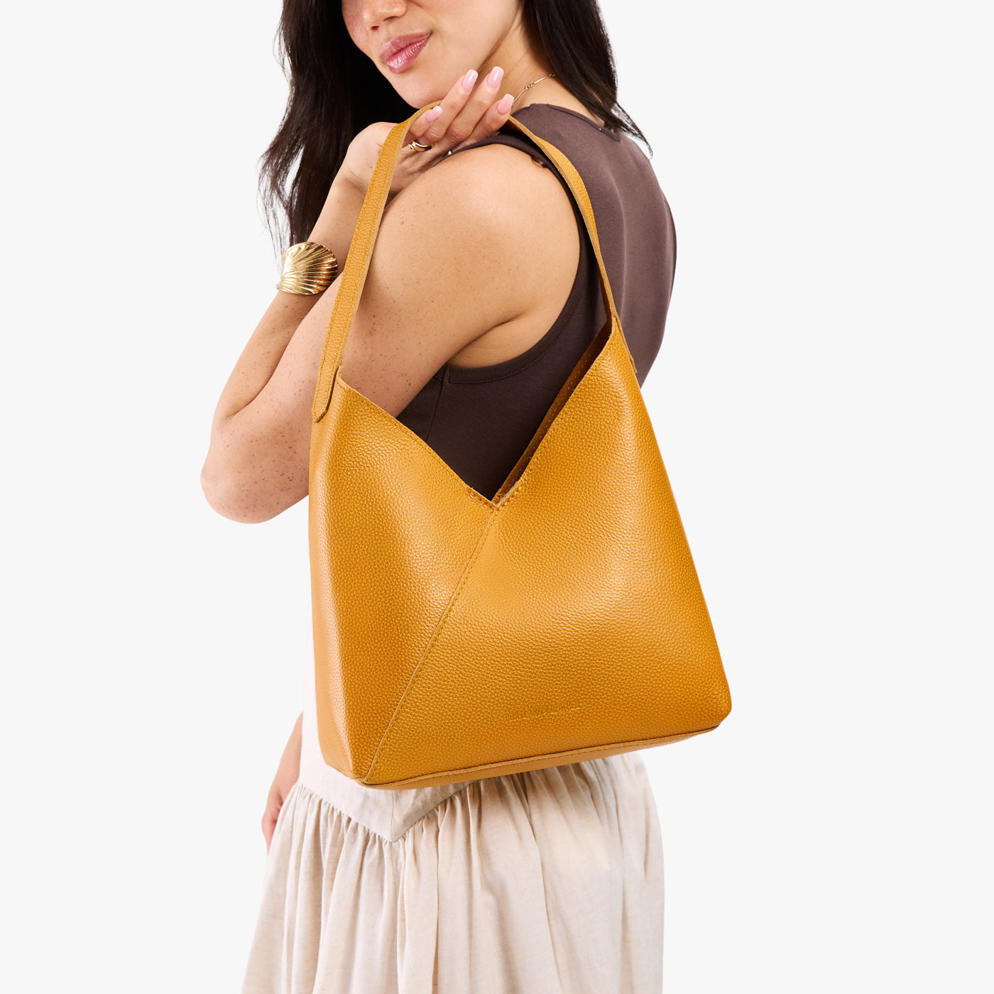 Sunshine*Large | Shoulder bag with magnetic snap closure