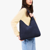 Large shoulder bag with magnetic snap closure