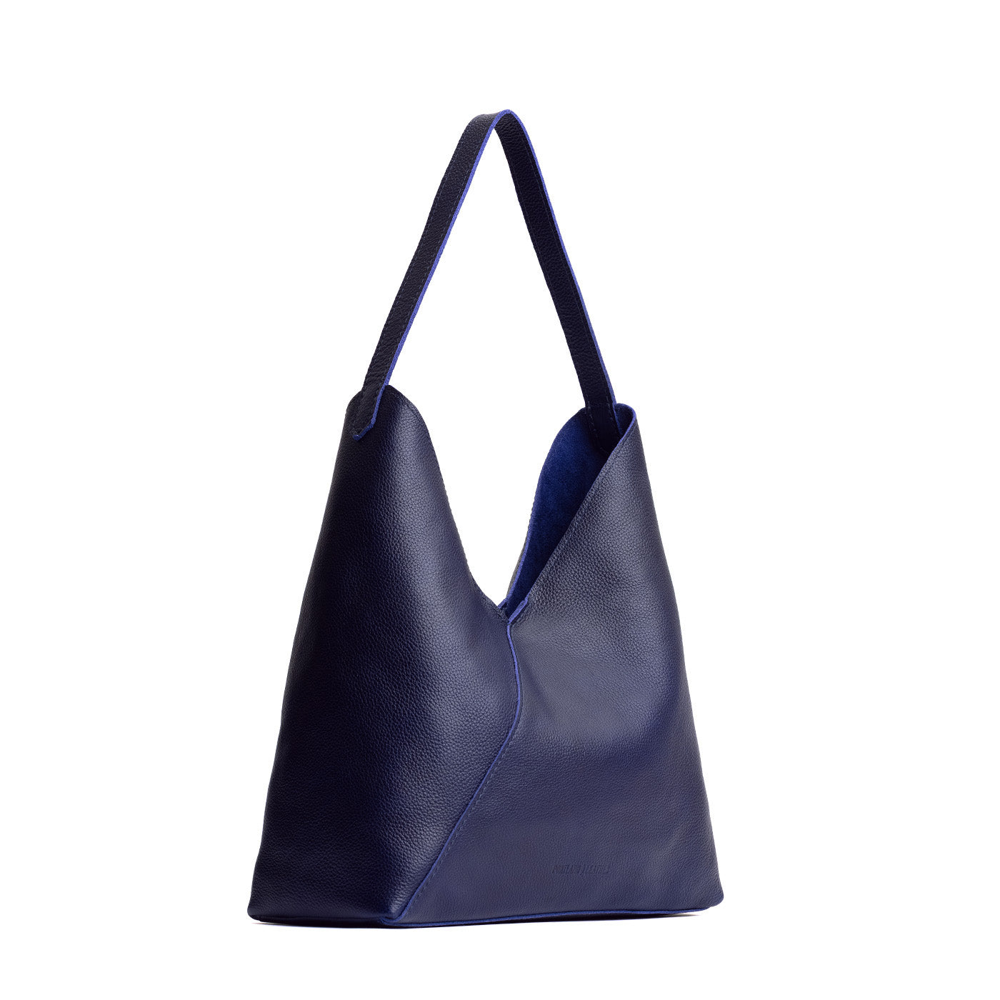 Cobalt*Oversized | Large shoulder bag with magnetic snap closure