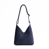 Alaska Blue*Small | Petite shoulder bag with adjustable strap and magnetic snap closure