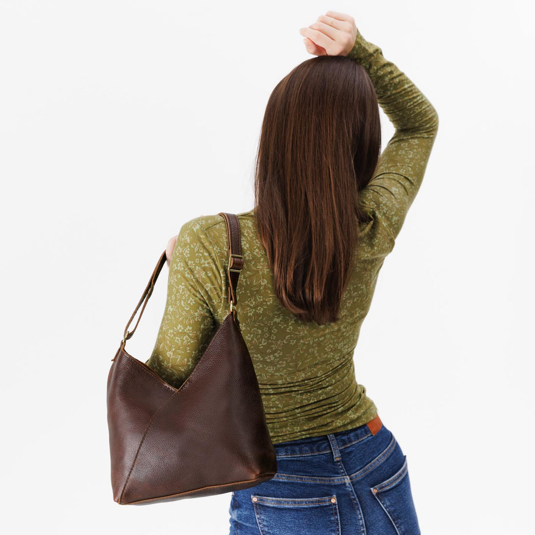 Naomi Natural Wooden Bamboo Top Handle Bag main image 1
