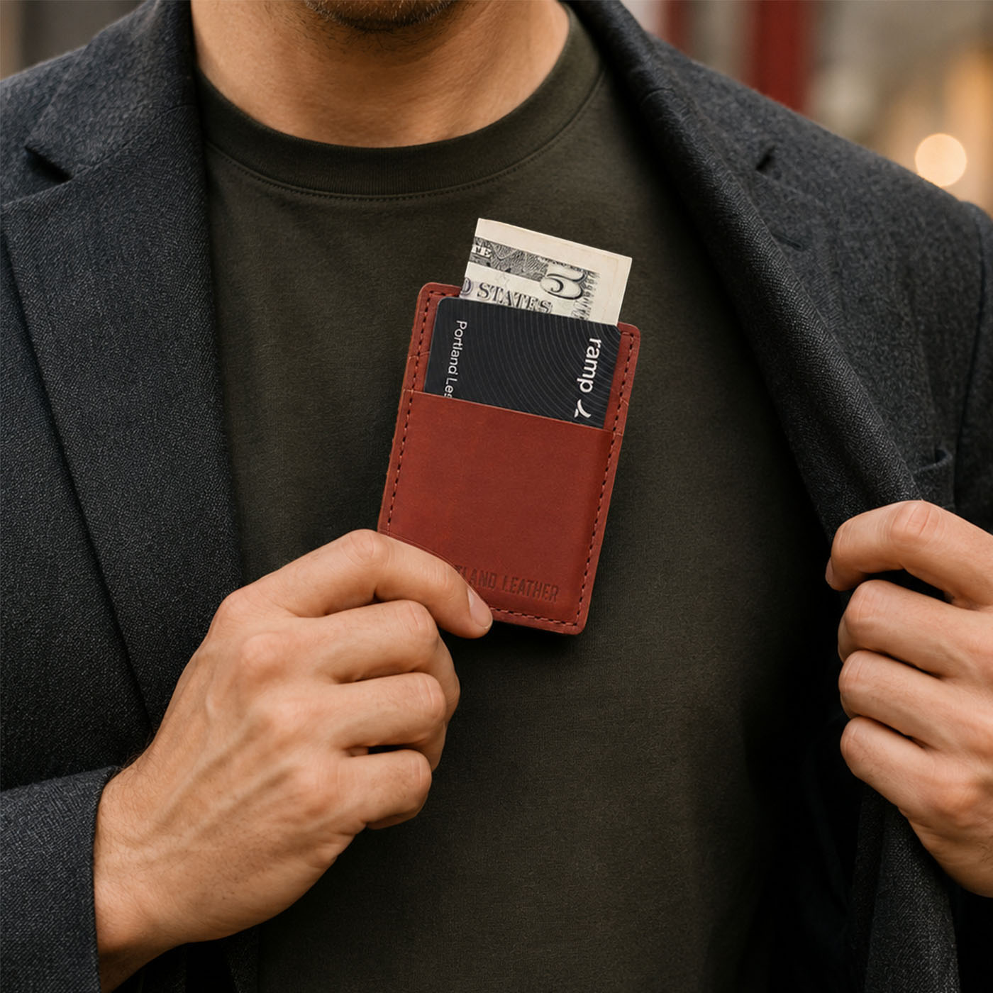 Almost Perfect' Napoli Card Holder | Portland Leather Goods