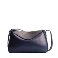 Cobalt*Medium | Leather Crossbody with a flap and magnetic closure