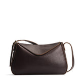 Coldbrew Medium | Leather Crossbody with a flap and magnetic closure