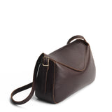 Coldbrew Medium | Leather Crossbody with a flap and magnetic closure