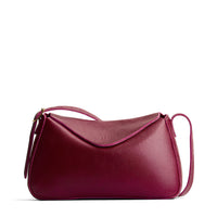 Orchid*Medium | Leather Crossbody with a flap and magnetic closure
