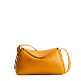 Sunshine Small | Leather Crossbody with a flap and magnetic closure