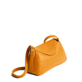 Sunshine Small | Leather Crossbody with a flap and magnetic closure