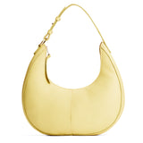 Butter Bliss Large  | Large crescent shaped shoulder bag with zipper closure and adjustable strap