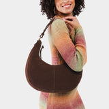 Stagecoach Large | Crescent shaped shoulder bag with zipper closure and adjustable strap