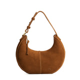 Jackson Classic | Crescent shaped shoulder bag with zipper closure and adjustable strap