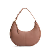 Sunkissed Classic | Crescent shaped shoulder bag with zipper closure and adjustable strap