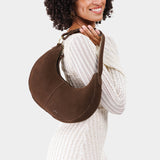 Stagecoach Classic | Crescent shaped shoulder bag with zipper closure and adjustable strap