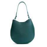 Sea Glass Large | Rounded shoulder bag with adjustable strap on a white background