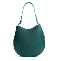Sea Glass*Large | Rounded shoulder bag with adjustable strap on a white background