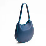 Caspian Medium | Rounded shoulder bag with adjustable strap on a white background