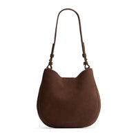 Stagecoach*Medium | Rounded shoulder bag with adjustable strap on a white background