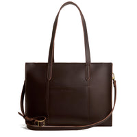 Grizzly*Oversized East/West | Structured wide tote bag with overlapping panels and crossbody strap