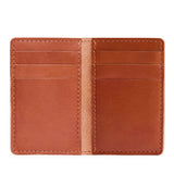 Toscano | Vertical cardholder with six card slots on a white background