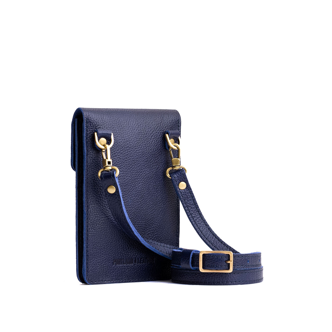 Cobalt | Slim, phone-shaped crossbody purse with magnetic closure