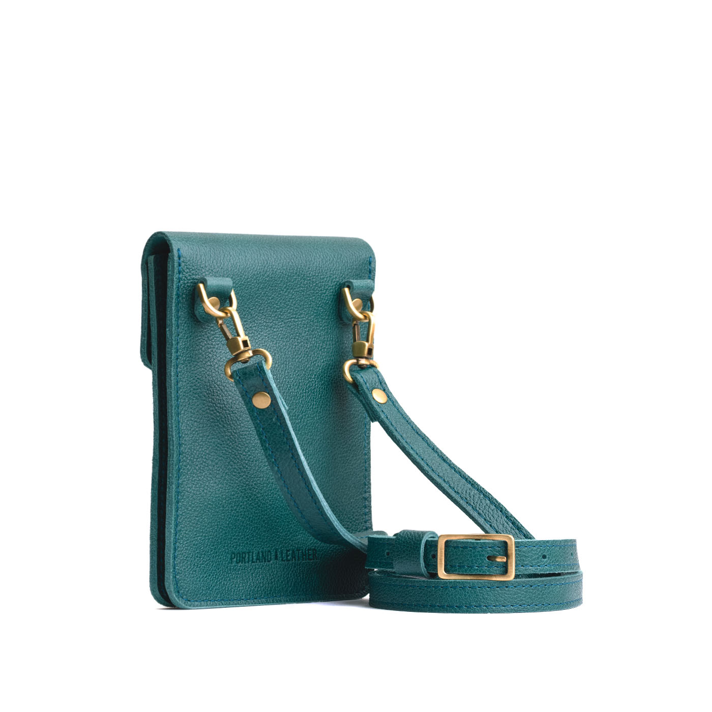 Sea Glass | Slim, phone-shaped crossbody purse with magnetic closure