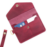 Anemone | Small Leather Passport Wristlet