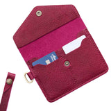 Orchid | Small Leather Passport Wristlet