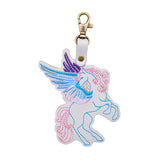 Dreamy | Keychain with Pegasus multi-color stitching detail