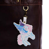 Dreamy | Keychain with Pegasus multi-color stitching detail