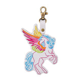 Joyful | Keychain with Pegasus multi-color stitching detail