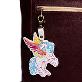 Joyful | Keychain with Pegasus multi-color stitching detail