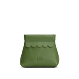 Cactus | Leather coin pouch with scalloped edge and three Portland leather tree emblems