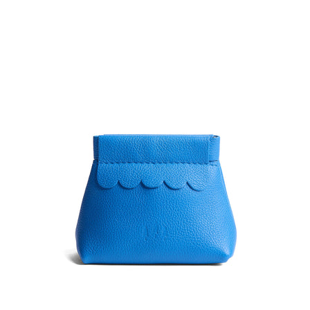 Skydive | Leather coin pouch with scalloped edge and three Portland leather tree emblems