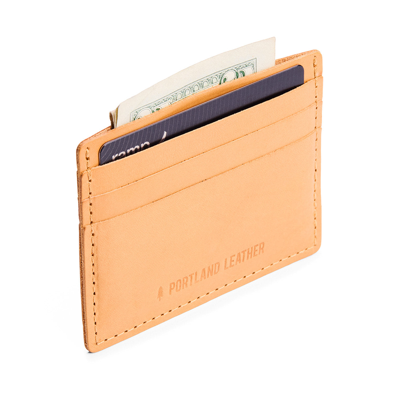Naturale | Slim wallet with three card slots and a top slot