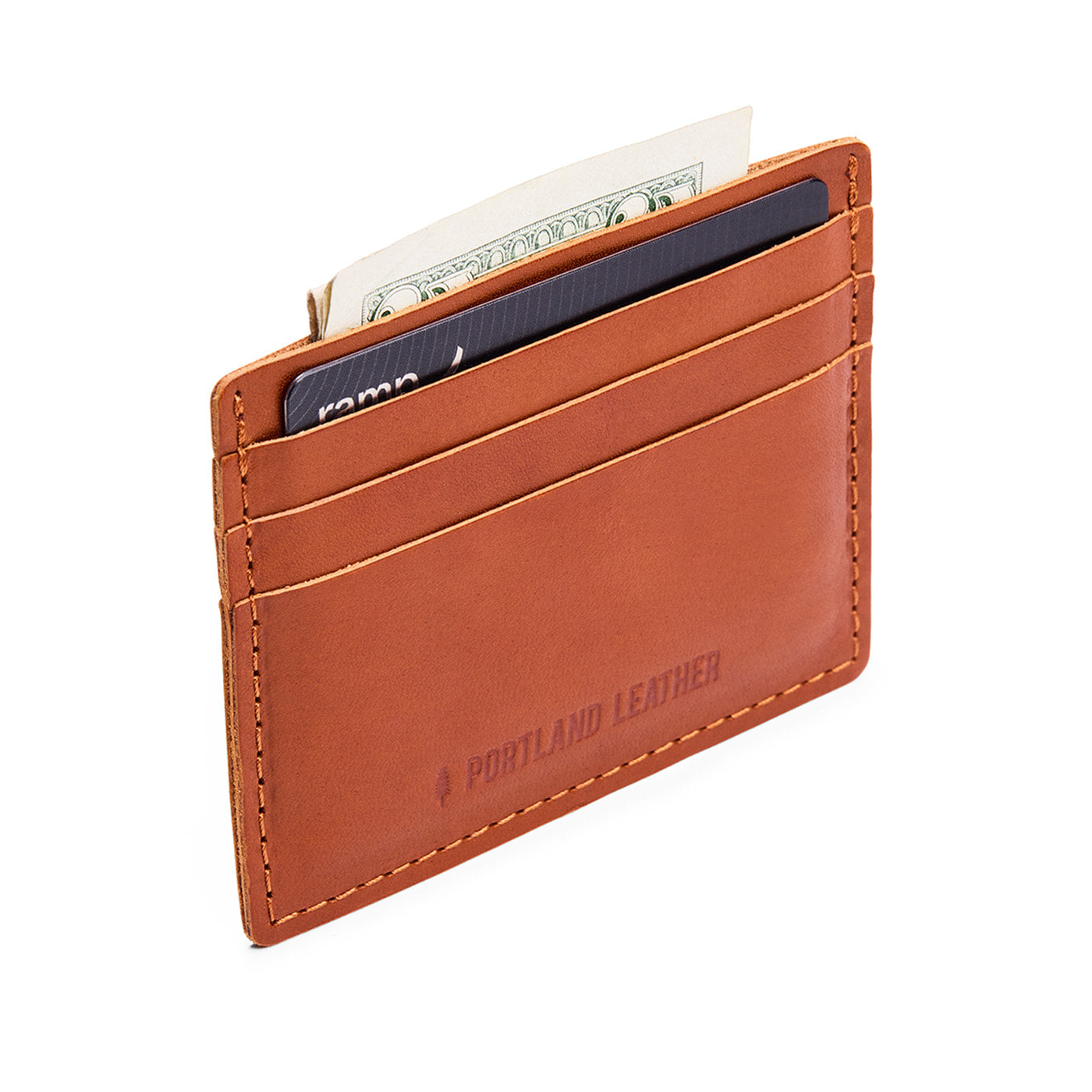 Toscano | Slim wallet with three card slots and a top slot