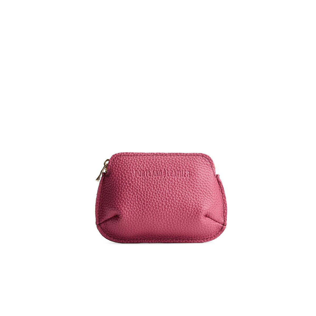 Wild Rose*Small | Small pouch with top zipper and curved edges