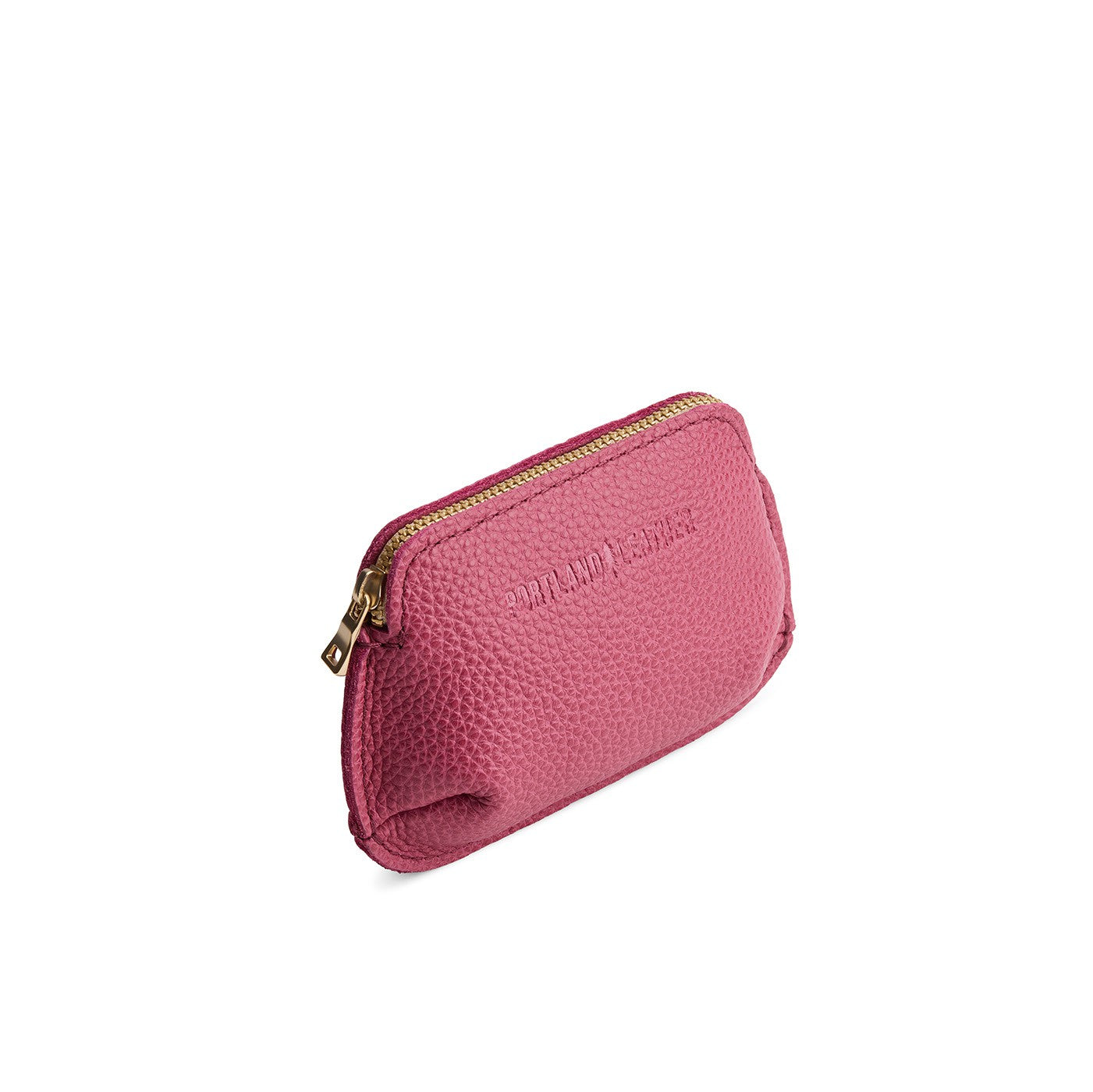 Wild Rose*Small | Small pouch with top zipper and curved edges