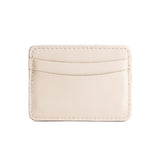 Bone | Minimalist leather wallet with card slots and PLG logo