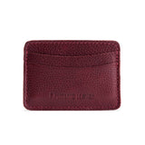 Cabernet | Minimalist leather wallet with card slots and PLG logo