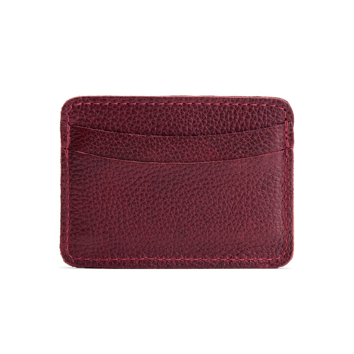 Cabernet | Minimalist leather wallet with card slots and PLG logo