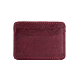 Cabernet | Minimalist leather wallet with card slots and PLG logo