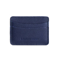 Cobalt | Minimalist leather wallet with card slots and PLG logo