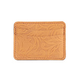 Desert Flower | Minimalist leather wallet with card slots