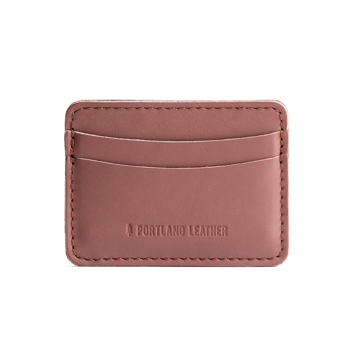 Sunkissed | Minimalist leather wallet with card slots and PLG logo