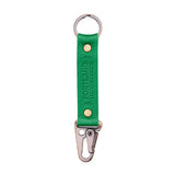 Jolly Green Long | leather logo branded keychain 