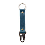 Westward Blue Long | leather logo branded keychain 