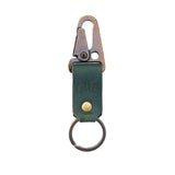 Evergreen Short | leather logo branded keychain 