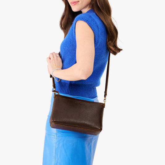 Coldbrew*Classic | Zip top crossbody bag with detachable strap