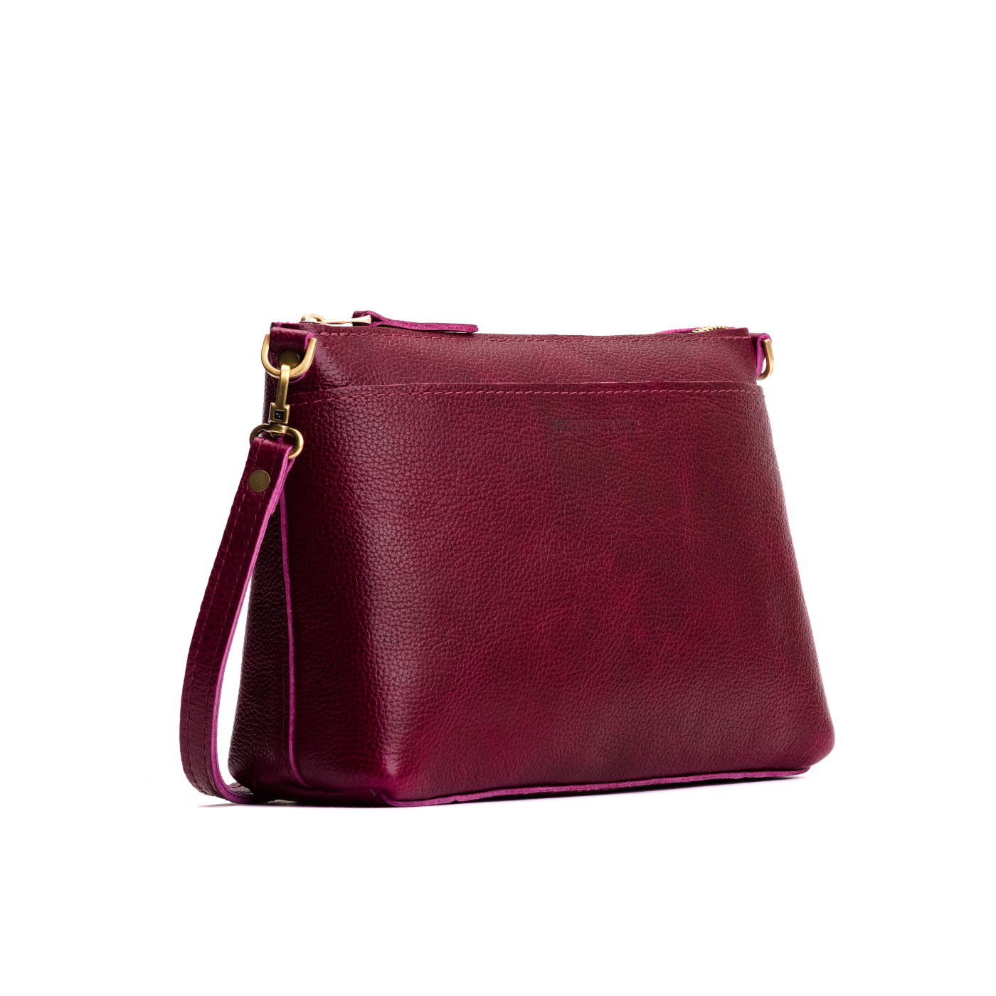 Orchid*Large | Zip top crossbody bag with detachable strap